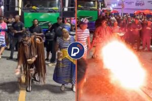 Momento de Carlinhos Brown abrindo caminhos em Salvador.