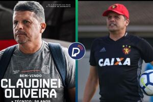 Claudinei Oliveira &eacute; o novo t&eacute;cnico do Santa Cruz.