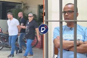 Marinilson Carneiro da Silva, sendo detido pela Pol&iacute;cia e Fernandinho Beira-Mar, na pris&atilde;o.