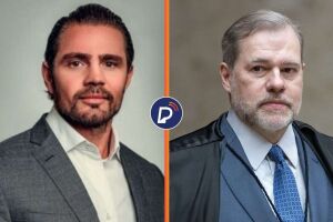 Ministro Dias Toffoli, do STF e Daniel Vorcaro.