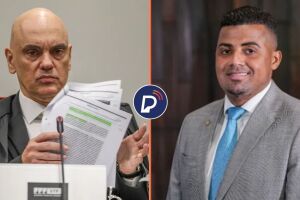 Ministro Alexandre de Moraes, do STF, e ex-deputado estadual TH Joias.