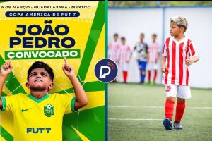 Jo&atilde;o Pedro, o JP Gigante, est&aacute; convocado para a Copa Am&eacute;rica FUT-7, no M&eacute;xico.