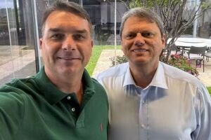 Flavio Bolsonaro e Tarsicio de Freitas.