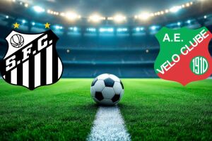 Santos x Velo Clube se enfrentam neste domingo (15), &agrave;s 20h30.