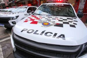 Viaturas da Pol&iacute;cia de S&atilde;o Paulo.