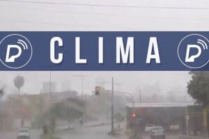 Local com c&eacute;u fechado e chuva.