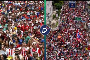 Timbu Coroado enche &agrave;s ruas do Recife.