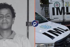 Adolescente de 14 anos que foi morto em tiroteio e viaturas do IML.