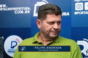 Vice prefeito de Paulista, Felipe Andrade.