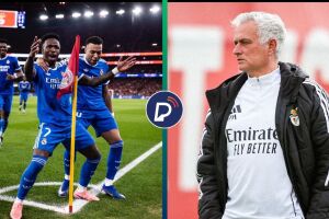 Jos&eacute; Mourinho critica comemora&ccedil;&atilde;o de Vin&iacute;cius J&uacute;nior.