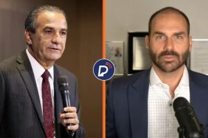Silas Malafaia e Eduardo Bolsonaro.