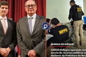 Prefeito do Recife, Jo&atilde;o Campos, ministro do STF, Gilmar Mendes e MPPE 