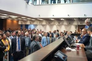 Plen&aacute;rio na Assembleia Legislativa do Rio de Janeiro (Alerj).