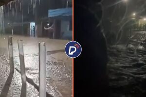 Cidade de S&atilde;o Benedito do Sul ap&oacute;s chuvas e Rio Pirangi atingir cota de alerta.