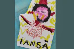 Atividade escolar com orix&aacute;.