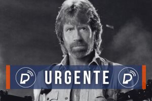 Ator Chuck Norris em filme de a&ccedil;&atilde;o.