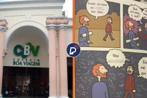 Col&eacute;gio Boa Viagem indica livro com sexo para alunos.