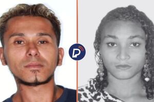 Josenilton Alves. homem de 37 anos que assassinou companheira, e Stefany Josepha Siqueira, v&iacute;tima do crime.