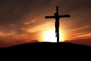 Imagem ilustrativa de Jesus na cruz.