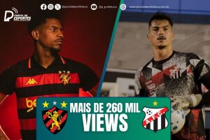 Sport x An&aacute;polis: transmiss&atilde;o do Portal de Prefeitura alcan&ccedil;a mais de 260 mil visualiza&ccedil;&otilde;es.