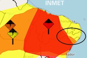 Mapa do INMET para Pernambuco