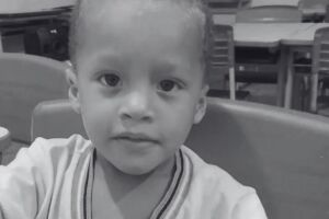 Menino de 3 anos que morreu afogado em fossa, em Pernambuco.