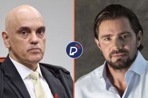 Ministro Alexandre de Moraes, do STF, e Daniel Vorcaro, dono do Banco Master.