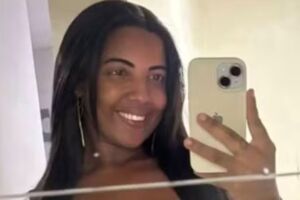 Mariele Vit&oacute;ria Alves de Lima, jovem de 22 anos que foi esfaqueada e queimada.