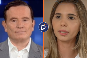 Roberto Cabrini e poss&iacute;vel filha de Antonio Brennand