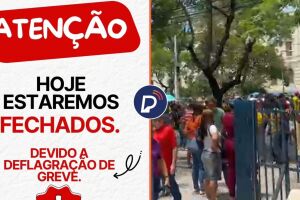 Comunicado do Sindicato dos Servidores do Recife sobre deflagra&ccedil;&atilde;o de greve e protesto em frente da C&acirc;mara.
