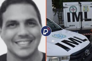 Socorrista Arlan Monteiro da Silva, de 39 anos, v&iacute;tima fatal de acidente e viaturas do IML.