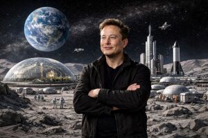 Empres&aacute;rio Elon Musk, fundador da SpaceX