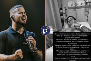 Cantor gospel Jottap&ecirc; &eacute; socorrido ap&oacute;s sentir dores no peito e desmaiar.