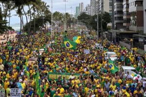 Ato da direita em Recife.