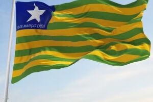 Bandeira do Piau&iacute;.