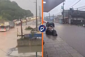 Fortes chuvas provocam alagamentos em diferentes pontos do Grande Recife nesta quarta-feira (1&ordm;)