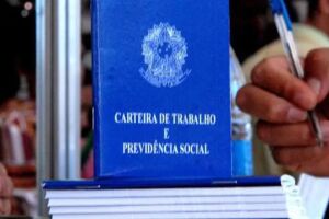Carteira de trabalho.