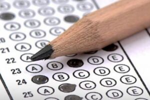 Gabarito de concurso p&uacute;blico.