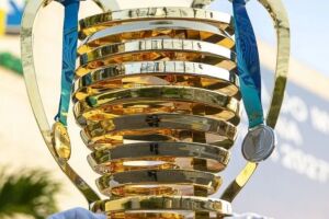 Trof&eacute;u da Copa do Nordeste 2026.