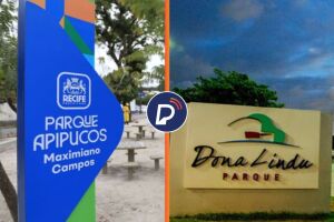  Parque de Apipucos, na Zona Norte, e do Parque Dona Lindu, na Zona Sul do Recife.