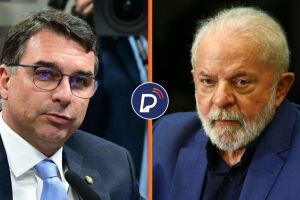 Fl&aacute;vio Bolsonaro (PL-RJ) e Luiz In&aacute;cio Lula da Silva (PT).