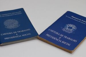 Carteira de trabalho. 