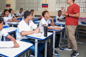 Escola da rede estadual.