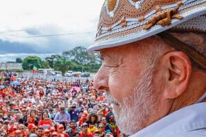 Presidente Lula durante discurso em Garanhuns.