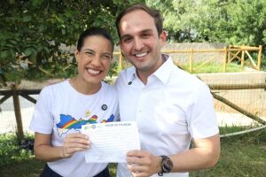 Goverandora Raquel Lyra e prefeito de Ouricuri Victor Coelho.