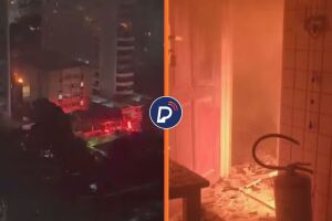 Inc&ecirc;ndio no Recife.