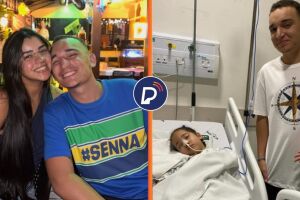 Jo&atilde;o Gomes e esposa ajudam crian&ccedil;a em coma. 