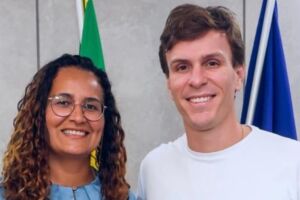 Lucinha Mota e Miguel Coelho.
