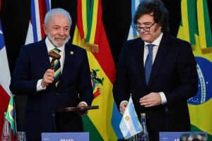 Lula e Javier Milei.