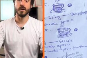 M&eacute;dico Lucas Cardim e suas receitas ilustradas.
